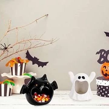 Whaline Halloween Candy Dish Holder Set | Unique Decor