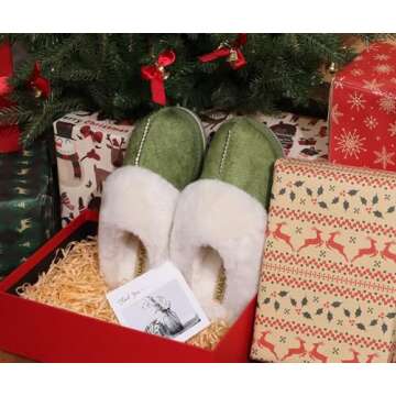 KuaiLu Christmas Stocking Stuffers for Women 2024 Xmas Holiday Birthday Best Presents Ladies Slipper...