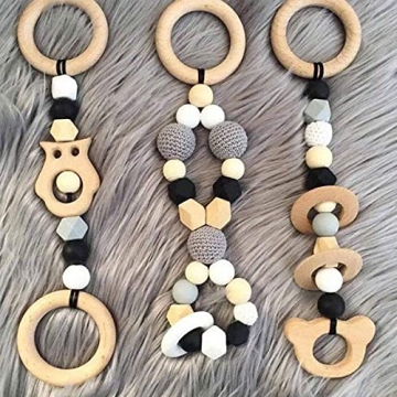 Essential 10 PCS Unfinished Wooden Rings for Crafting
