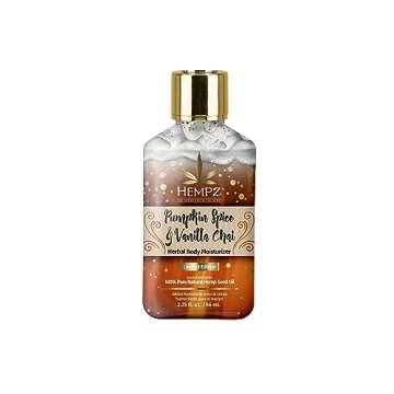 Limited Edition Pumpkin Spice & Vanilla Chai Herbal Moisturizing Body Lotion (2.25 Oz) – Fall Scen...