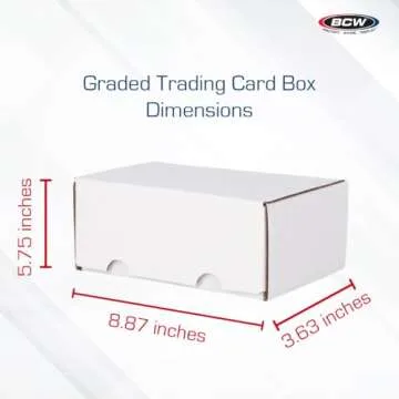 BCW Graded Card Storage Box - Durable & Versatile