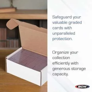 BCW Graded Card Storage Box - Durable & Versatile