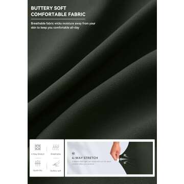 G Gradual Women's Joggers Pants with Zipper Pockets Tapered Running Sweatpants for Women Lounge, Jogging (Olive Green, Small)