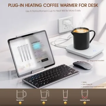 Misby Mug Warmer for Desk Use Keeps Beverages Warm