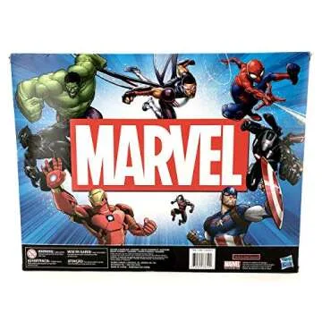 Marvel Avengers Action Figures - Iron Man, Hulk, Black Panther, Captain America, Spider Man, Ant Man, War Machine & Falcon! (8)