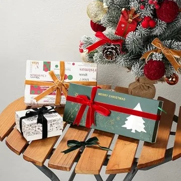 IBEEDOW 3 Rolls Velvet Ribbon Set - Enhance Your Holiday Projects