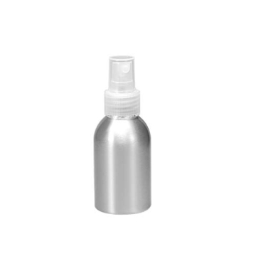 uxcell 1.7oz/50ml Aluminium Spray Bottle with Clear Fine Mist Sprayer, Empty Refillable Container Tr...