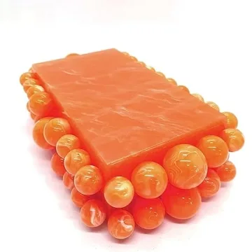 CUXVA Stylish Acrylic Clutch Purse for Elegant Occasions