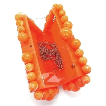 CUXVA Stylish Acrylic Clutch Purse for Elegant Occasions