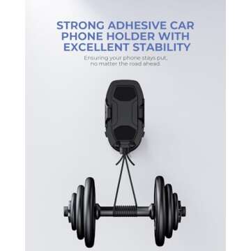 Primoov Cellphone Holder for Car 【Phone Stand for Car】 Phone Holders for Your Car 【360° Rotat...