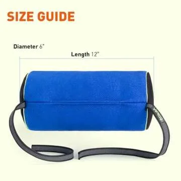 Viper Cylinder Bite Pillow - Jute and Synthetic Options