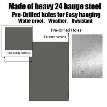 Retro Style Homesteading Knowledge Metal Sign Plaque Infographic Poster Wall Art For Club Home Cafe Living Room Bedroom Garden Office Guide Reference Chart Decor 8x12Inches