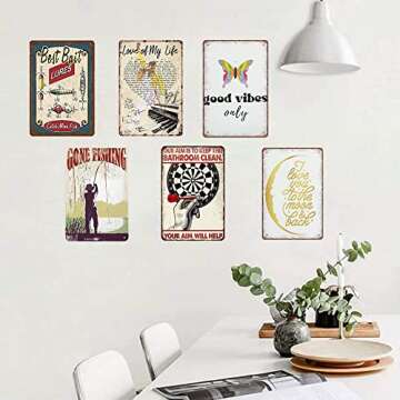 Retro Style Homesteading Knowledge Metal Sign Plaque Infographic Poster Wall Art For Club Home Cafe Living Room Bedroom Garden Office Guide Reference Chart Decor 8x12Inches