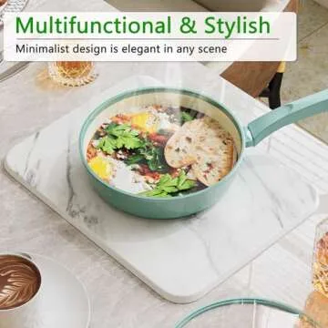 Huolewa Stone Dish Drying Mat for Kitchen Counter, Super Absorbent Quick Dry Stone Mat Kitchen, Heat Resistant Eco-Friendly Diatomaceous Earth Drying Mat for Multi-Scene Use (16x12 Inch, White)