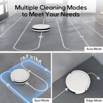 Kipvvo V3 Robot Vacuum,3 in 1 Ultra Thin 5000Pa Powerful Suction Self-Charging Automatic Robot Vacuum Cleaners for Home,APP/Voice/WiFi/Alexa Control for Multi Surface Cleaning