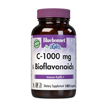 Bluebonnet Nutrition C-1000 mg Plus Bioflavonoids Caplets, Vitamin C 1000 mg, Citrus Bioflavonoids 5...