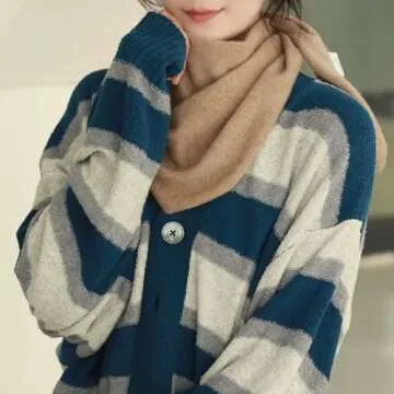Soft Cashmere Triangle Scarf for Elegant Women