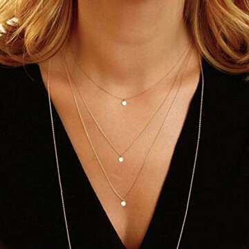 14K Solid Custom Engrave Disc Necklace, Personalized Dainty Solid Gold Charm Pendant, Real Gold 2 Side Engravable Multi Disc Pendant, Disc Charm Necklace Gift for Women Girls Mothers Kids