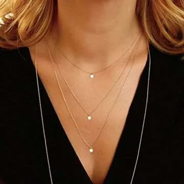 14K Solid Custom Engrave Disc Necklace, Personalized Dainty Solid Gold Charm Pendant, Real Gold 2 Side Engravable Multi Disc Pendant, Disc Charm Necklace Gift for Women Girls Mothers Kids