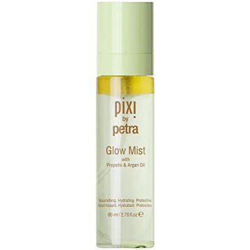 Pixi Beauty Glow Mist - All-Over Mist for Radiant Skin | Set & Refresh Makeup with 21 Natural Oils |...