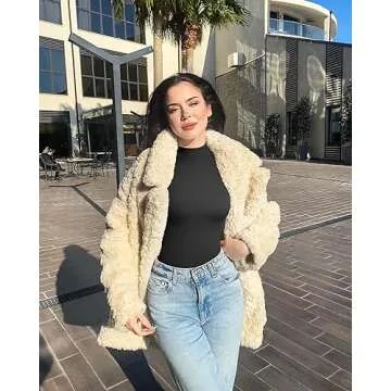 OQQ Women's 2 Piece Bodysuits Sexy Ribbed Turtle Neck Long Sleeve Tops Bodysuits Black Tea leaf