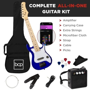 Kids Electric Guitar Beginner Kit with Amp and Accessories