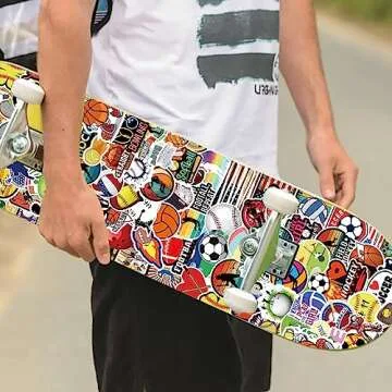 Sports Stickers 150PCS Sport Gift,Sports Stickers for Water Bottles,Basketball,Baseball,Football,Volleyball,Soccer,Stickers Sports,Stickers for Teens/Kids