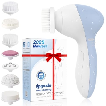 COSLUS 7-in-1 Facial Cleansing Brush: Waterproof Spa Machine for Exfoliation