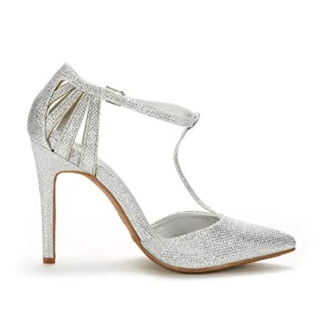 Elegant DREAM PAIRS T-Strap Stiletto Heels for Women
