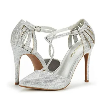 Elegant DREAM PAIRS T-Strap Stiletto Heels for Women