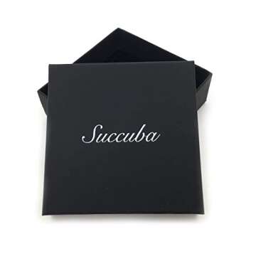 Succuba Padlock Necklace Metal Chain Collar Choker Heart Lock Necklace with Key and Box for Women, Men and Pet (B, 18)