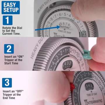 TN311 Indoor Mechanical Plug-in Timer - Efficient Home Control