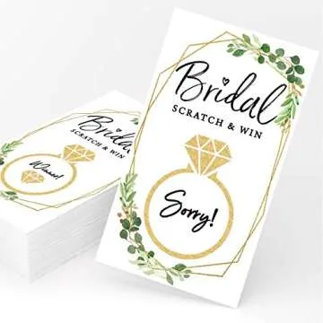 Exciting Scratch-Off Cards for Bridal Showers