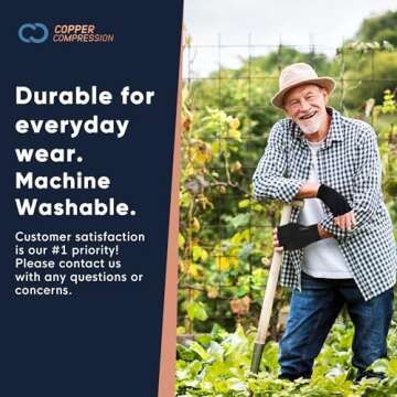 Copper Compression Arthritis Gloves for Pain Relief - Pink