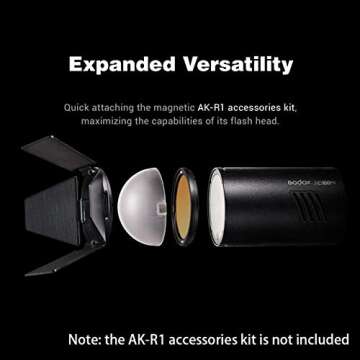 Godox AD100Pro AD100 Pro Pocket Flash Light 100Ws, 2.4G TTL HSS 1/8000s 2600mAh Lithium Battery 360 Full Power Flashes 0.01-1.5s Recycling TTL/M/Multi, Photography Flash for Indoor Outdoor Shooting