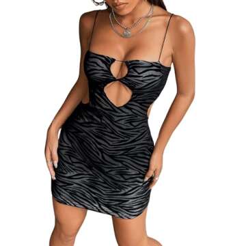 GORGLITTER Animal Print Bodycon Dress X-Small | Stylish & Sexy