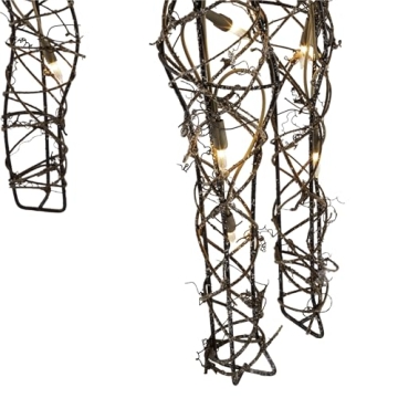 Outdoor Rattan Holiday Reindeer Lawn Decoration