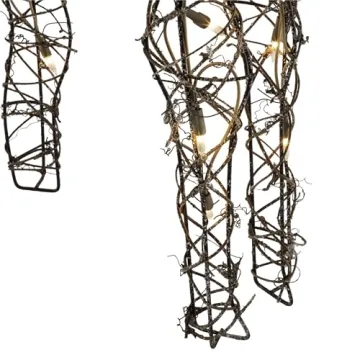 Outdoor Rattan Holiday Reindeer Lawn Decoration