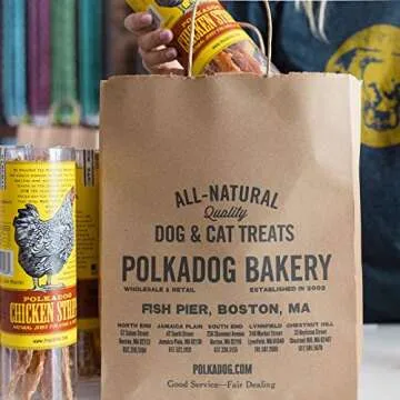 Polkadog Chicken Strip Jerky Treats for Dogs and Cats