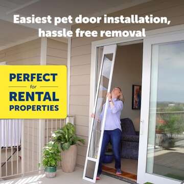 PetSafe Dog Door for Sliding Glass Doors - Large, Easy Install