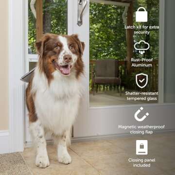 PetSafe Dog Door for Sliding Glass Doors - Large, Easy Install
