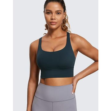 Shop CRZ YOGA Women's Strappy Longline Sports Bra Online