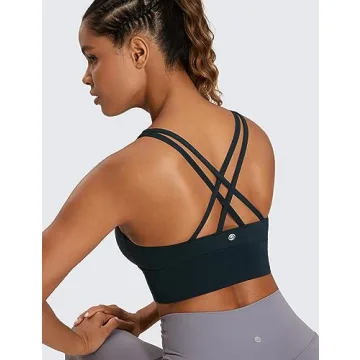 Shop CRZ YOGA Women's Strappy Longline Sports Bra Online