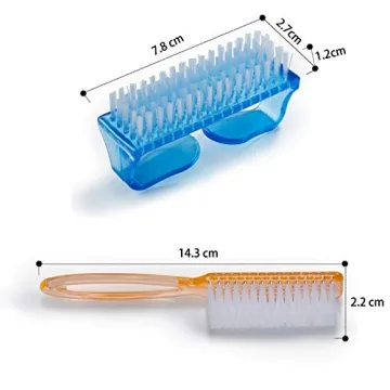 Durable Multifunctional Nail Brushes 5-Pack Multicolor