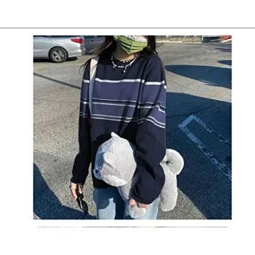 Stylish Vintage Long Sleeve Oversized Sweater for Women