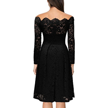 Elegant MISSMAY Floral Lace Cocktail Party Dress
