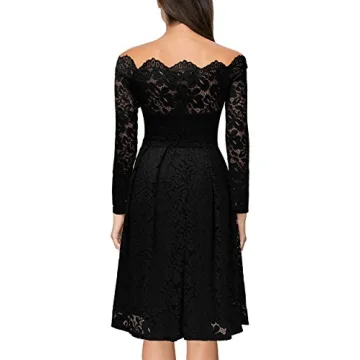 Elegant MISSMAY Floral Lace Cocktail Party Dress