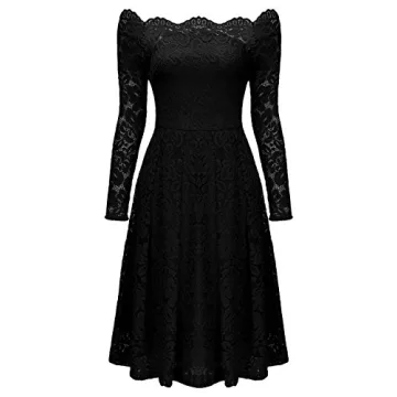 Elegant MISSMAY Floral Lace Cocktail Party Dress