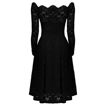 Elegant MISSMAY Floral Lace Cocktail Party Dress