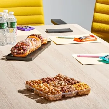 Gourmet Nuts Gift Basket 9 Section Tray for All Occasions